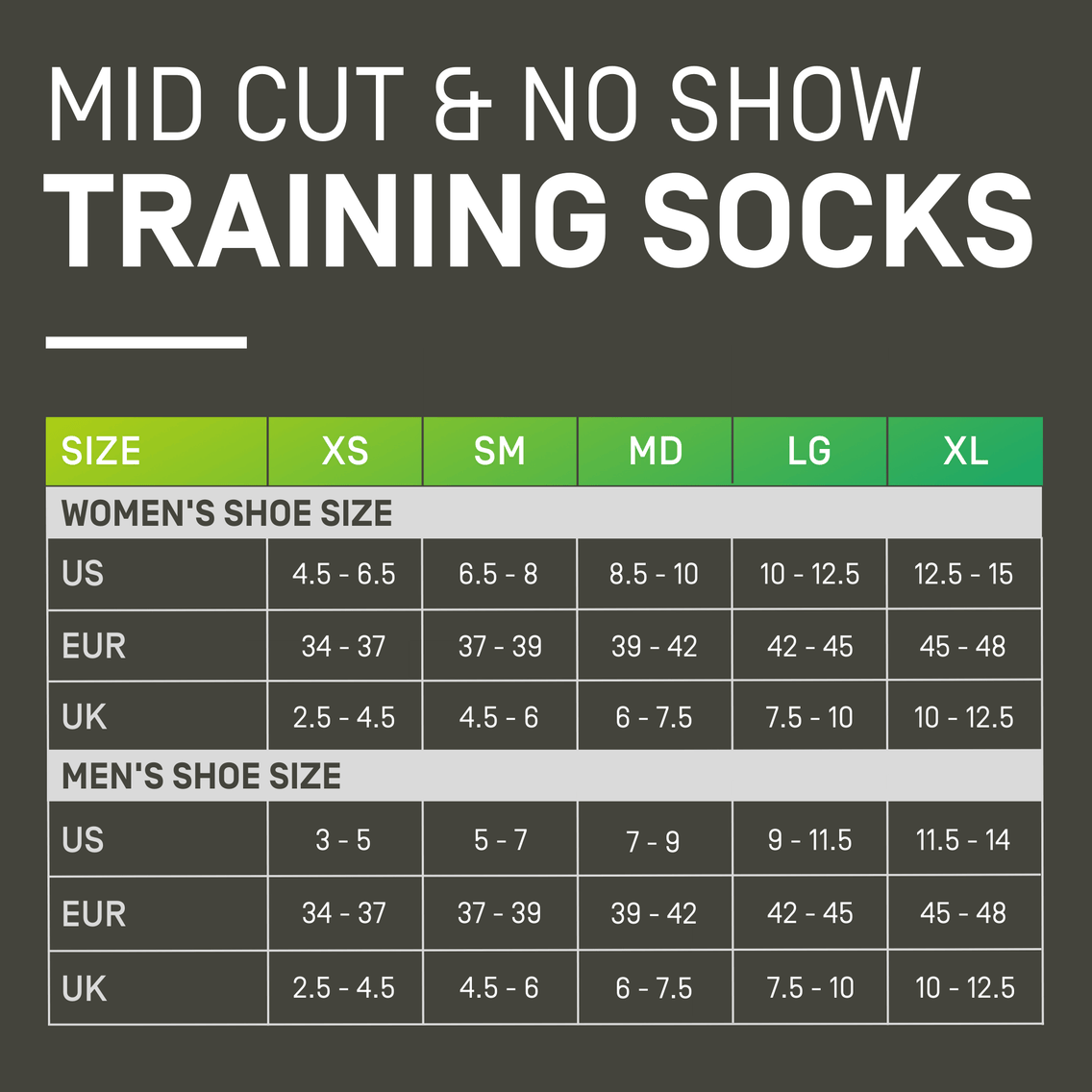 Training Mid Cut Socks, Unisex
